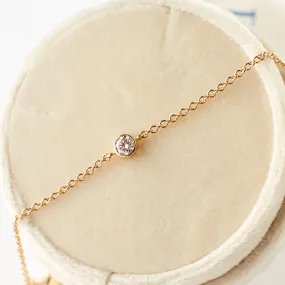 Ellie Bracelet - Bezel Setting with Lab-Diamond