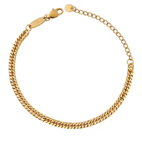 Extravagant Handcrafted Gold-Plated Bracelet by Planderful Collection