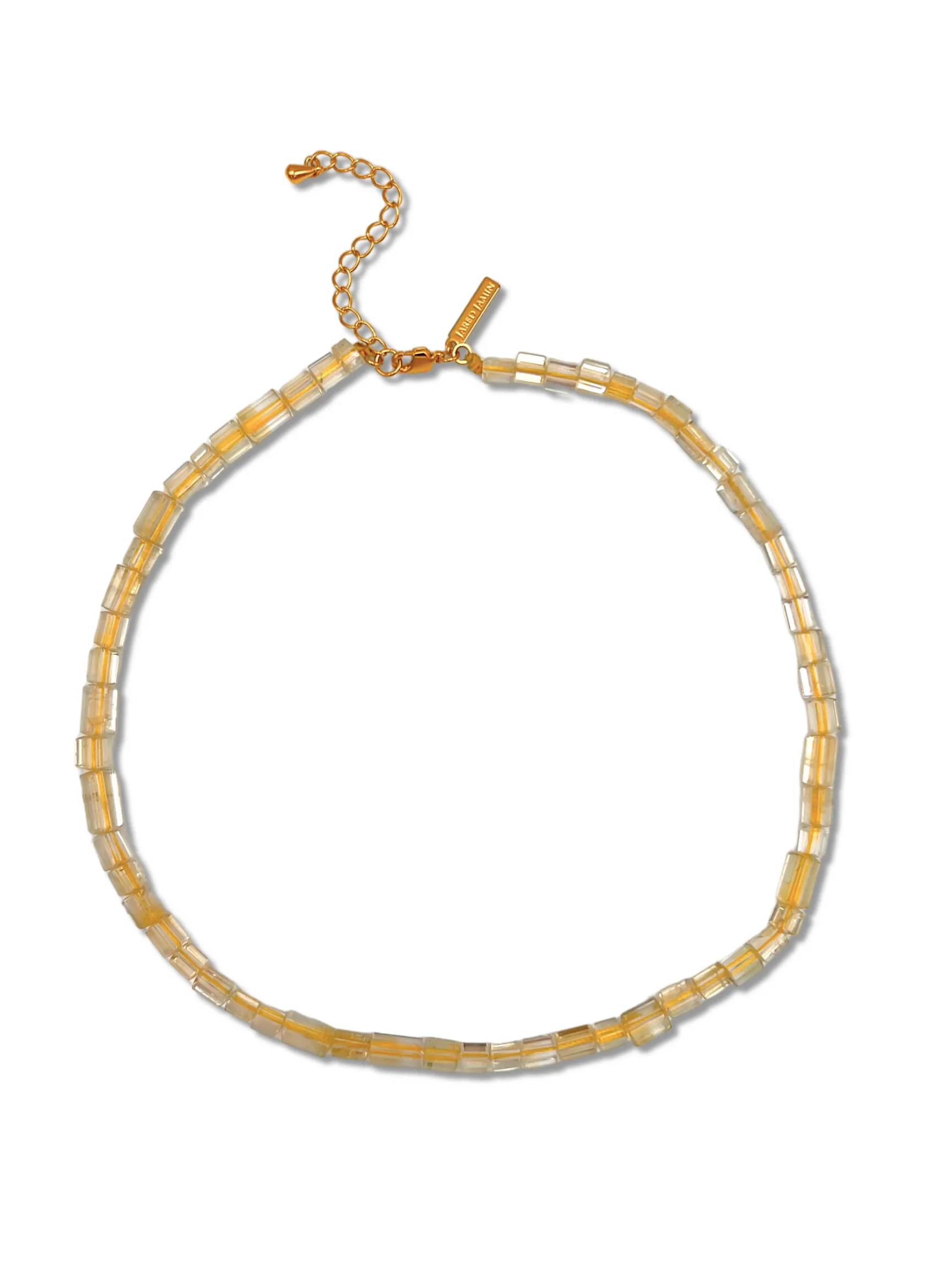 Faceted Citrine Bead Necklace