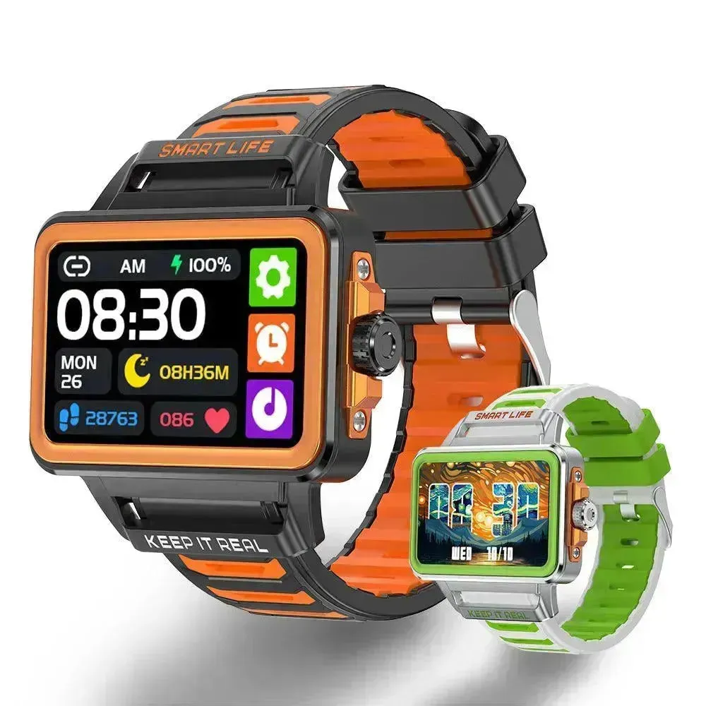 Fashion Personalized Style Smart Watch TFT HD Square Screen Smart Watch for Men