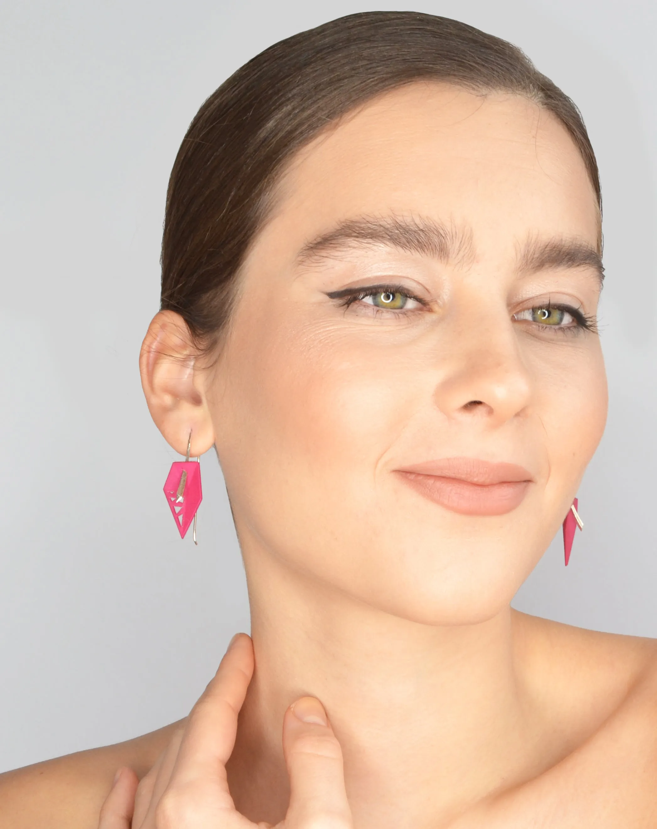 Geometric Drop Interchangeable Earrings (Additional Colors)