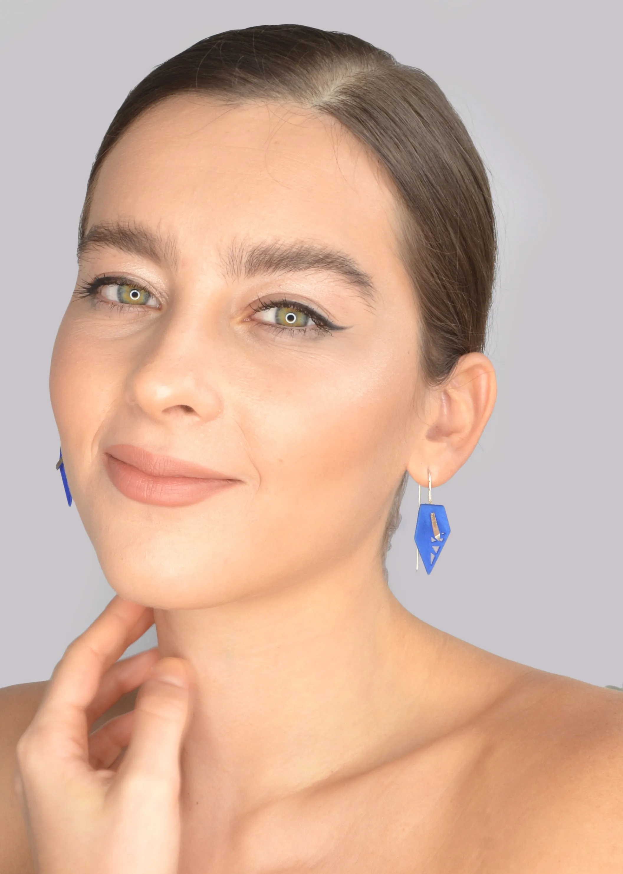 Geometric Drop Interchangeable Earrings (Additional Colors)