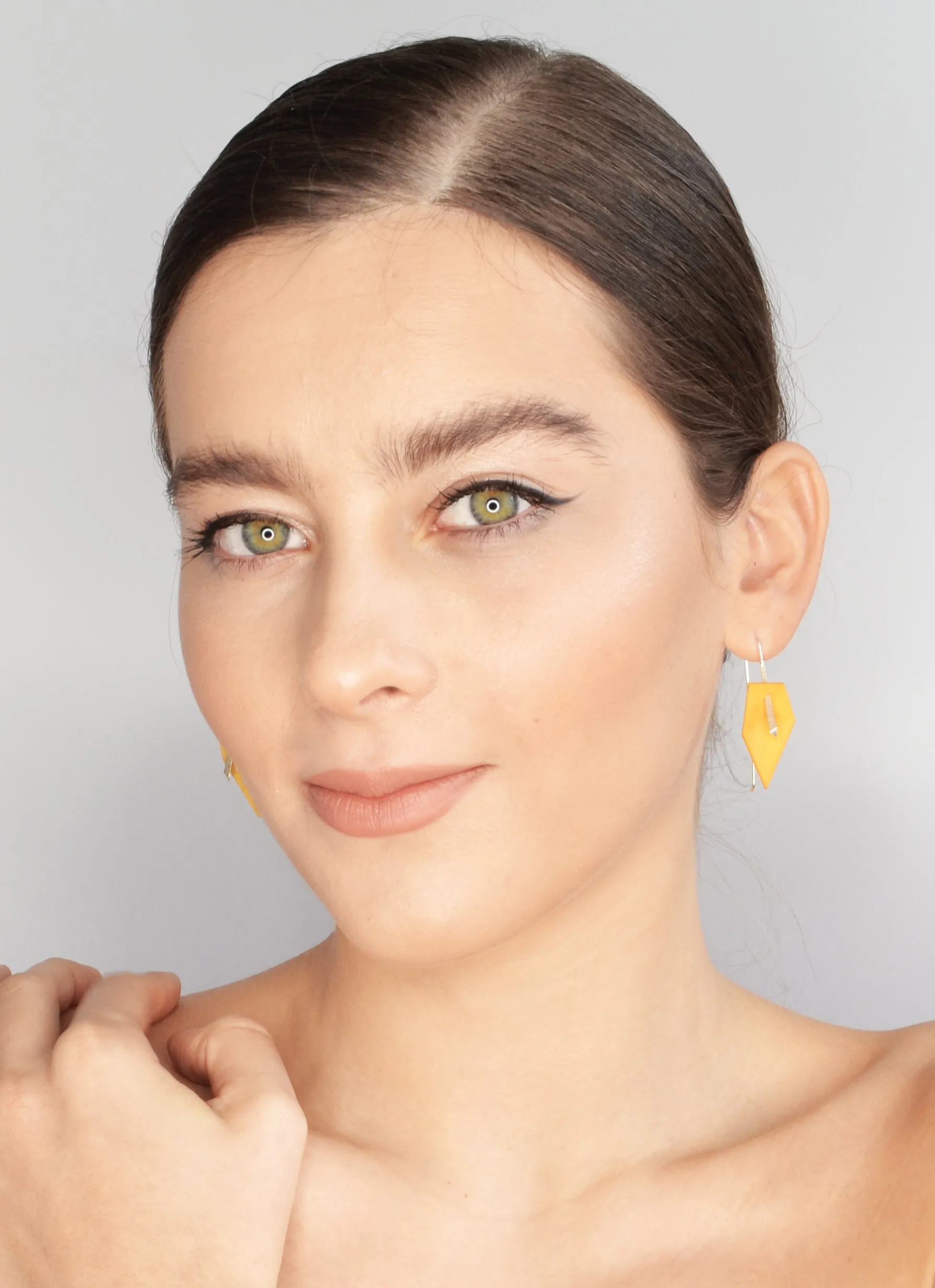 Geometric Drop Interchangeable Earrings (Additional Colors)