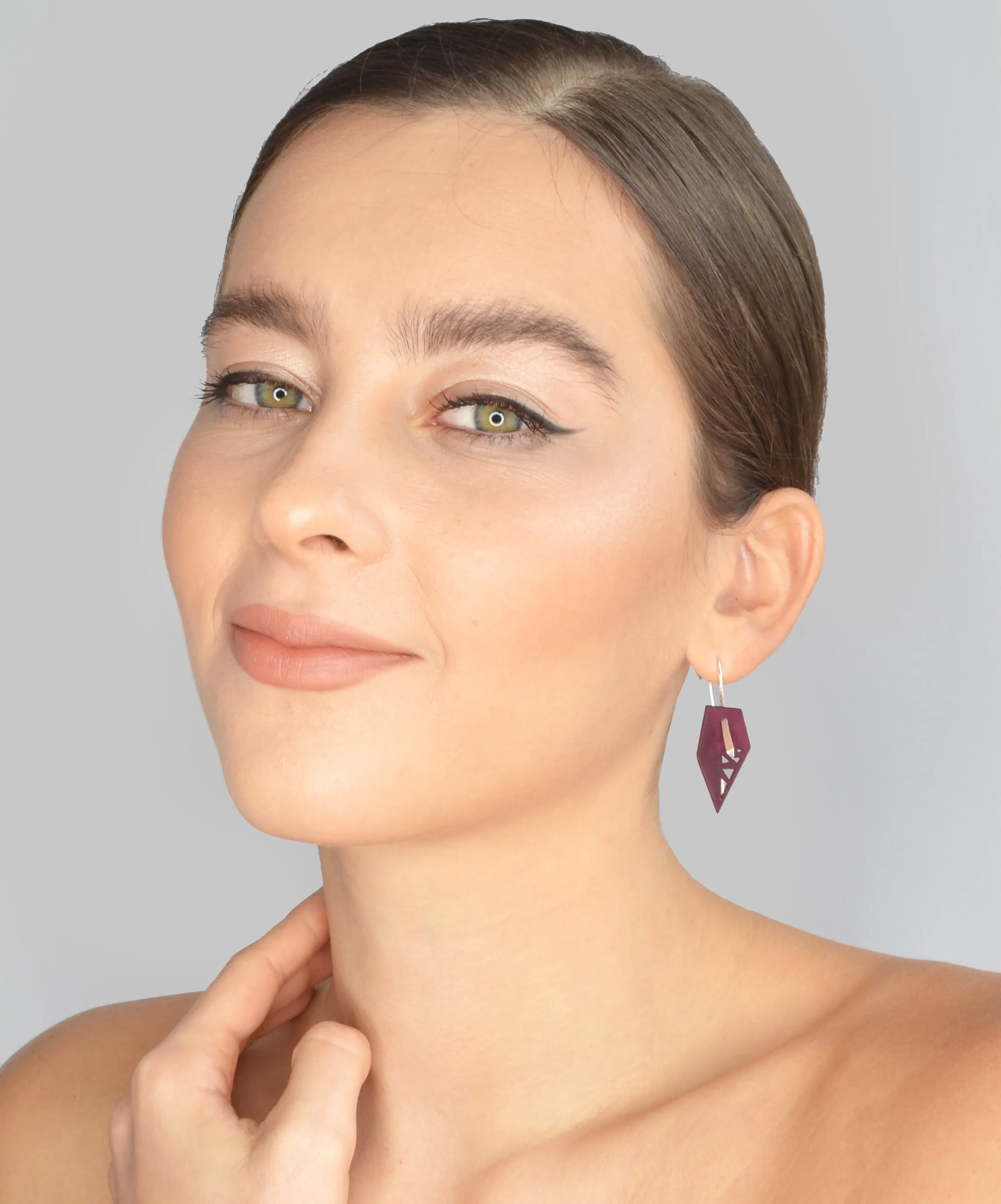 Geometric Drop Interchangeable Earrings (Additional Colors)