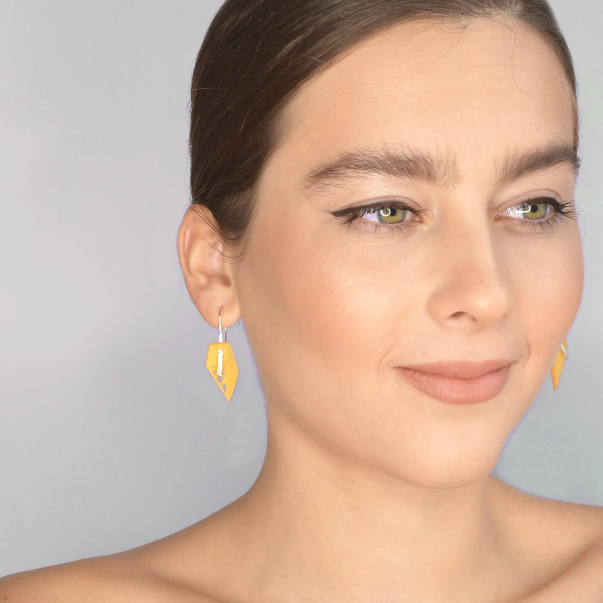 Geometric Drop Interchangeable Earrings (Additional Colors)