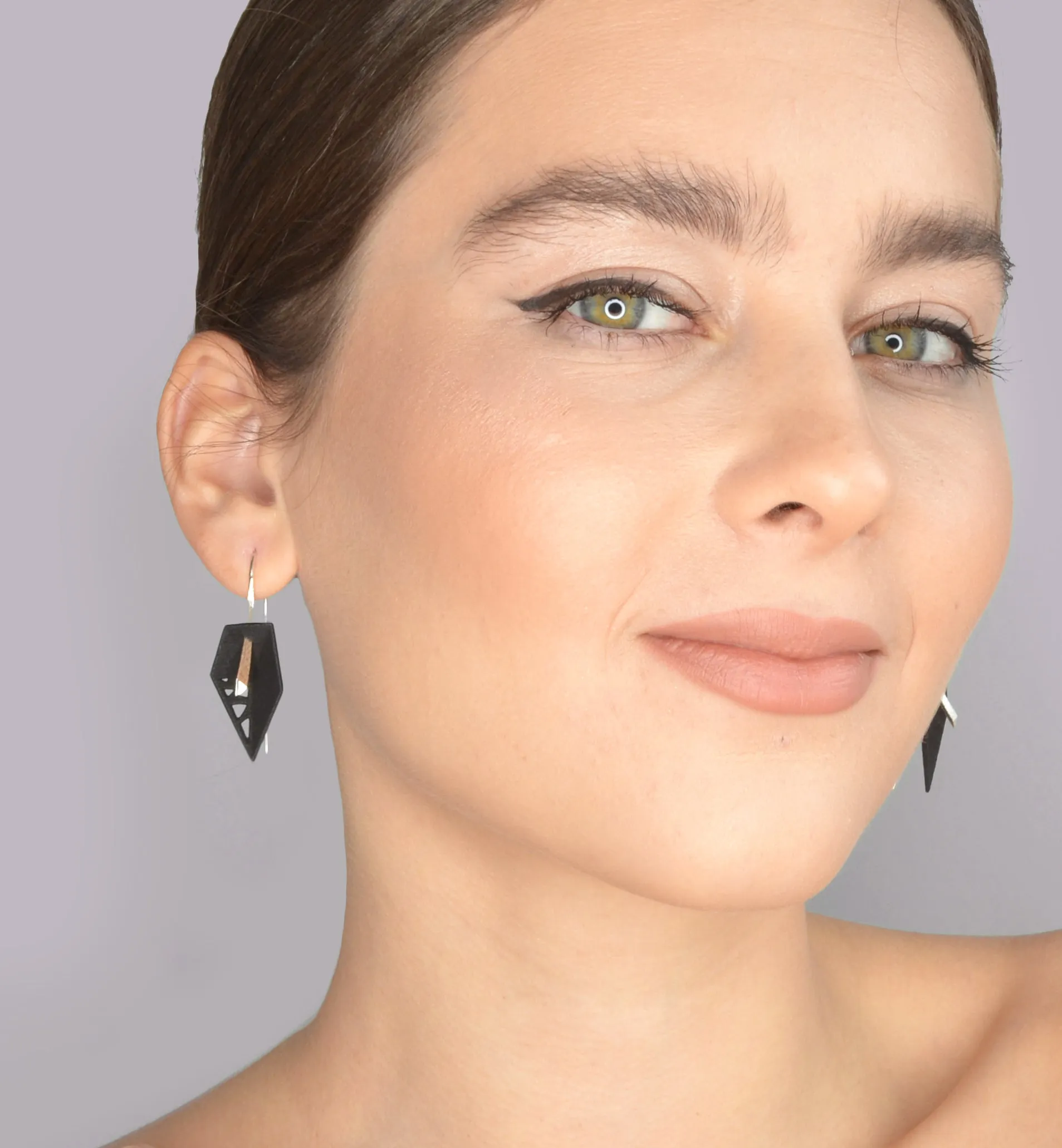 Geometric Drop Interchangeable Earrings (Additional Colors)