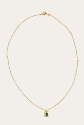 Gold Jade Necklace