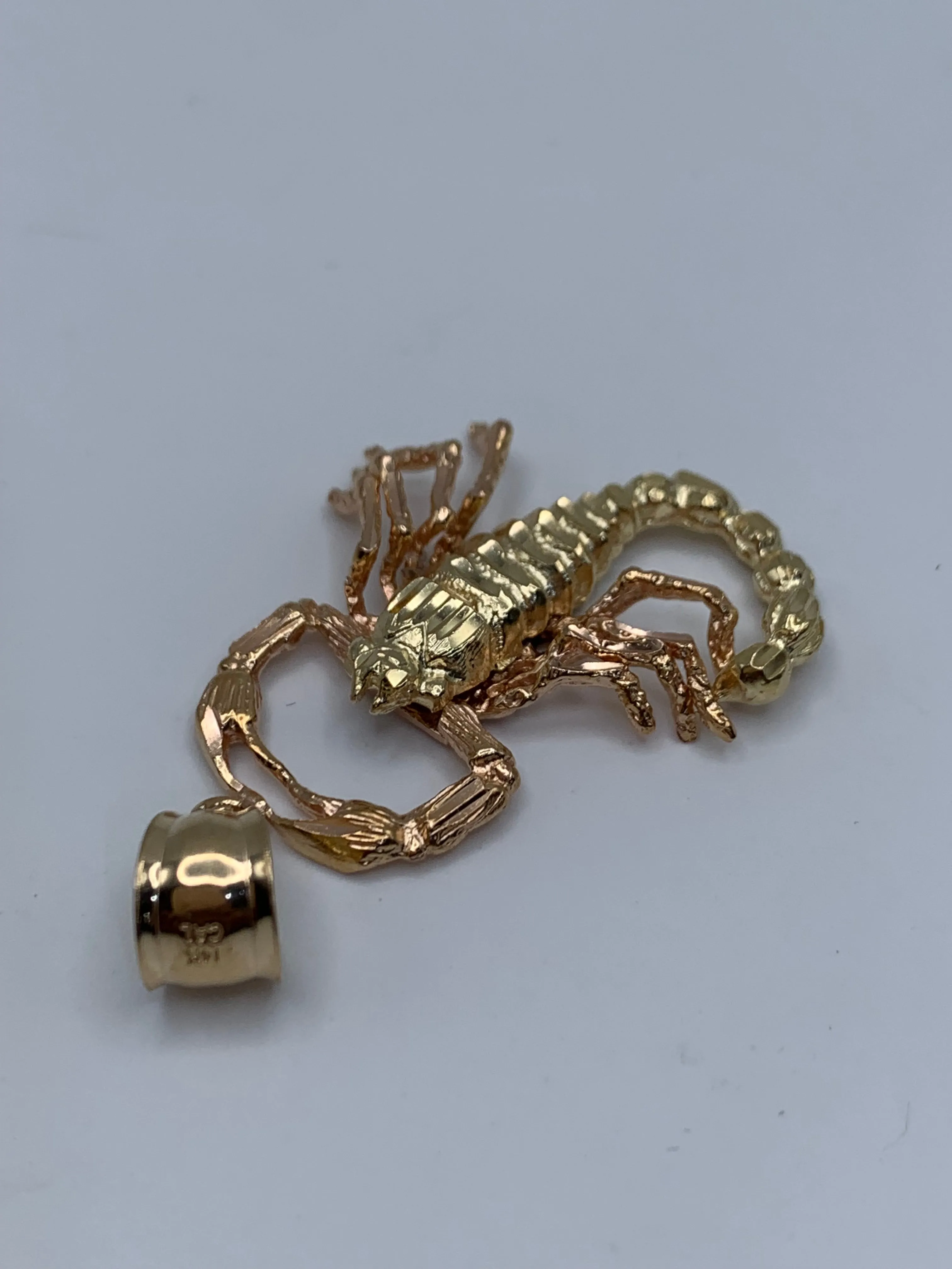 Gold Scorpion Pendant (Solid 6.7g 14K)