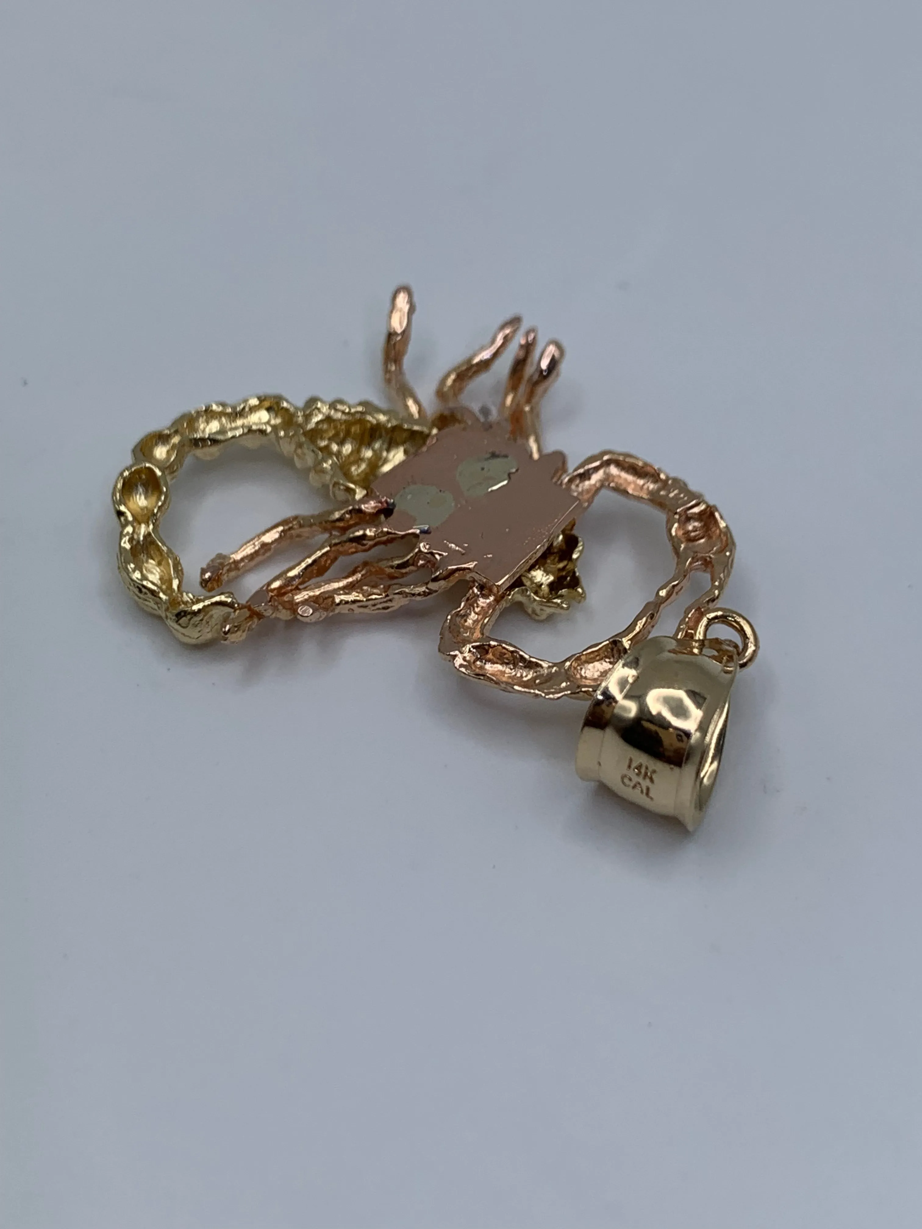 Gold Scorpion Pendant (Solid 6.7g 14K)