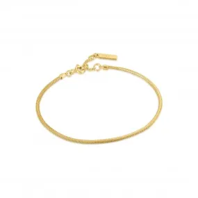 Gold Snake Chain Bracelet B038-02G