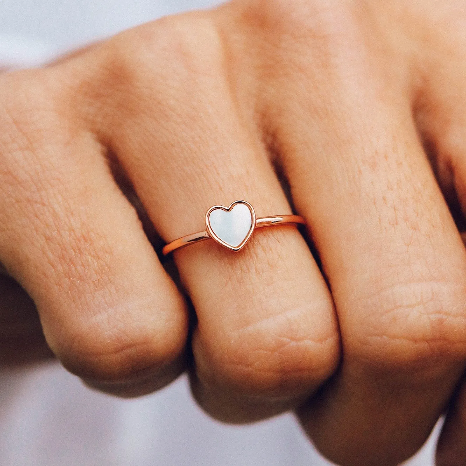 Heart of Pearl Ring