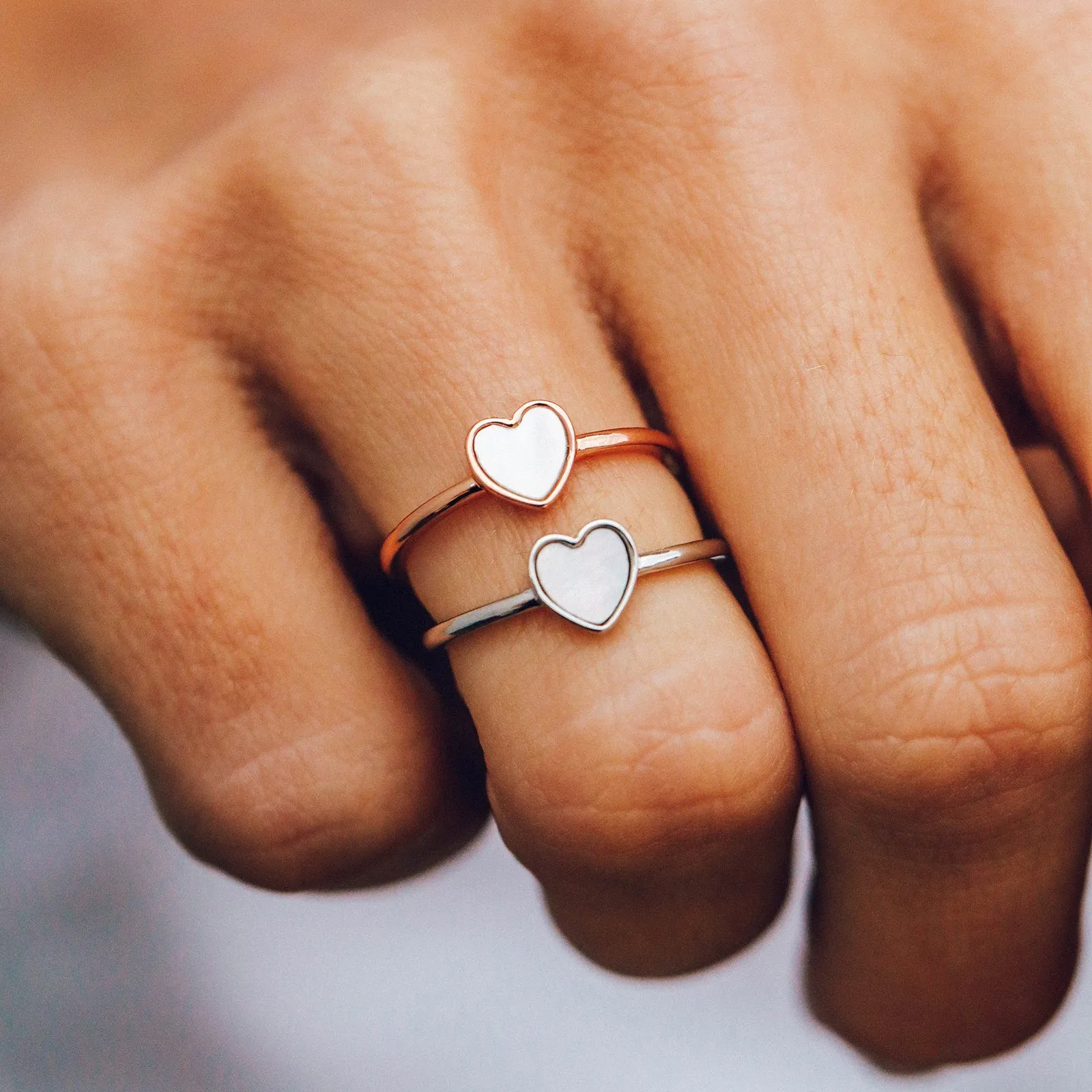 Heart of Pearl Ring