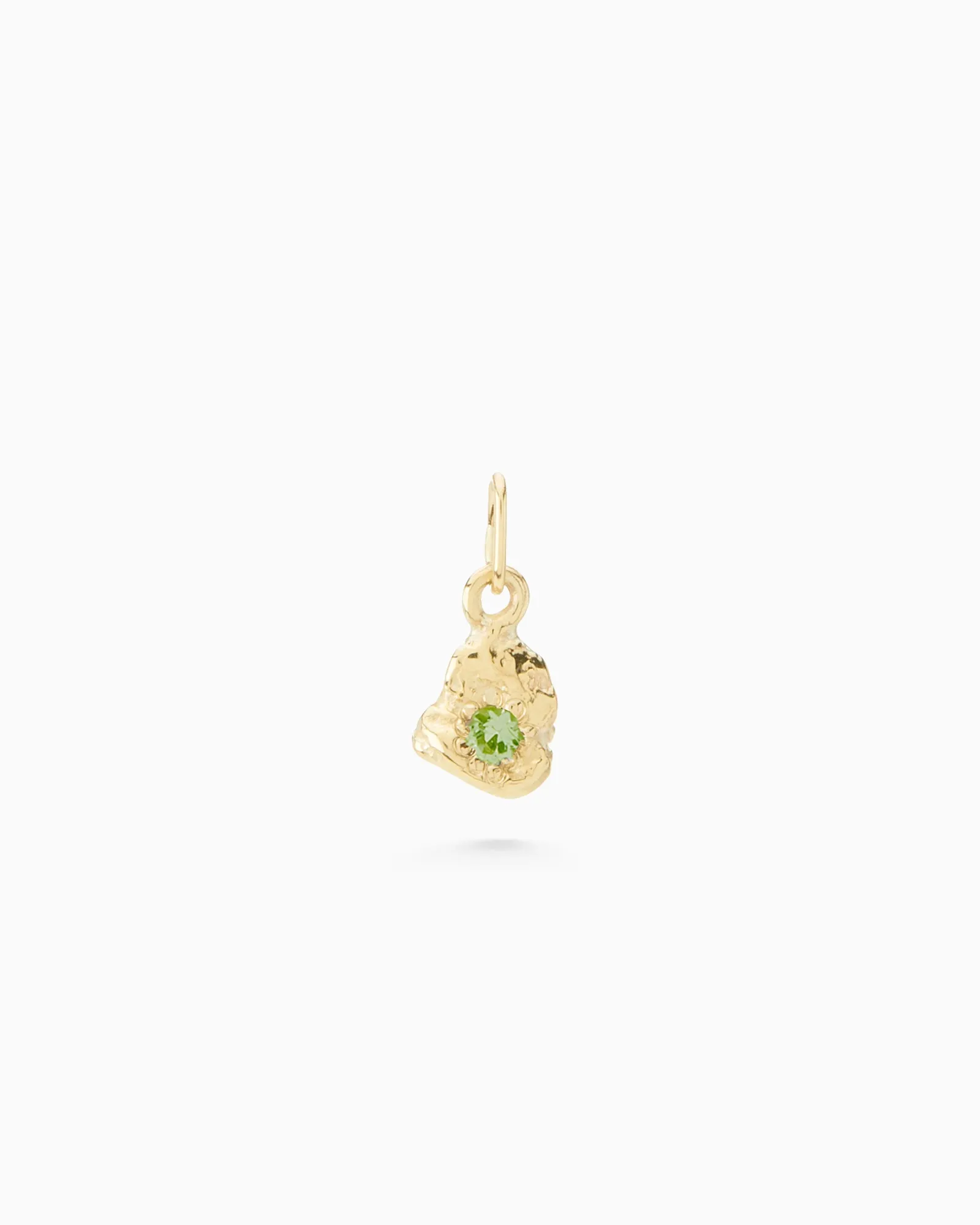 Ingot Stone Pendant | Yellow Gold