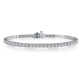 Lafonn Simulated Diamond 8.50ct. Classic Tennis Bracelet B3003CLP