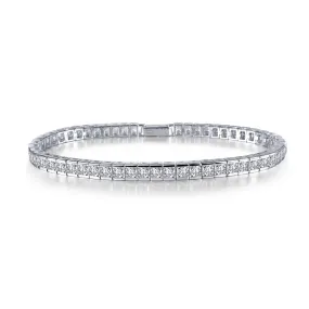 Lafonn Simulated Diamond 9.50ct. Princess-Cut Tennis Bracelet B0031CLP