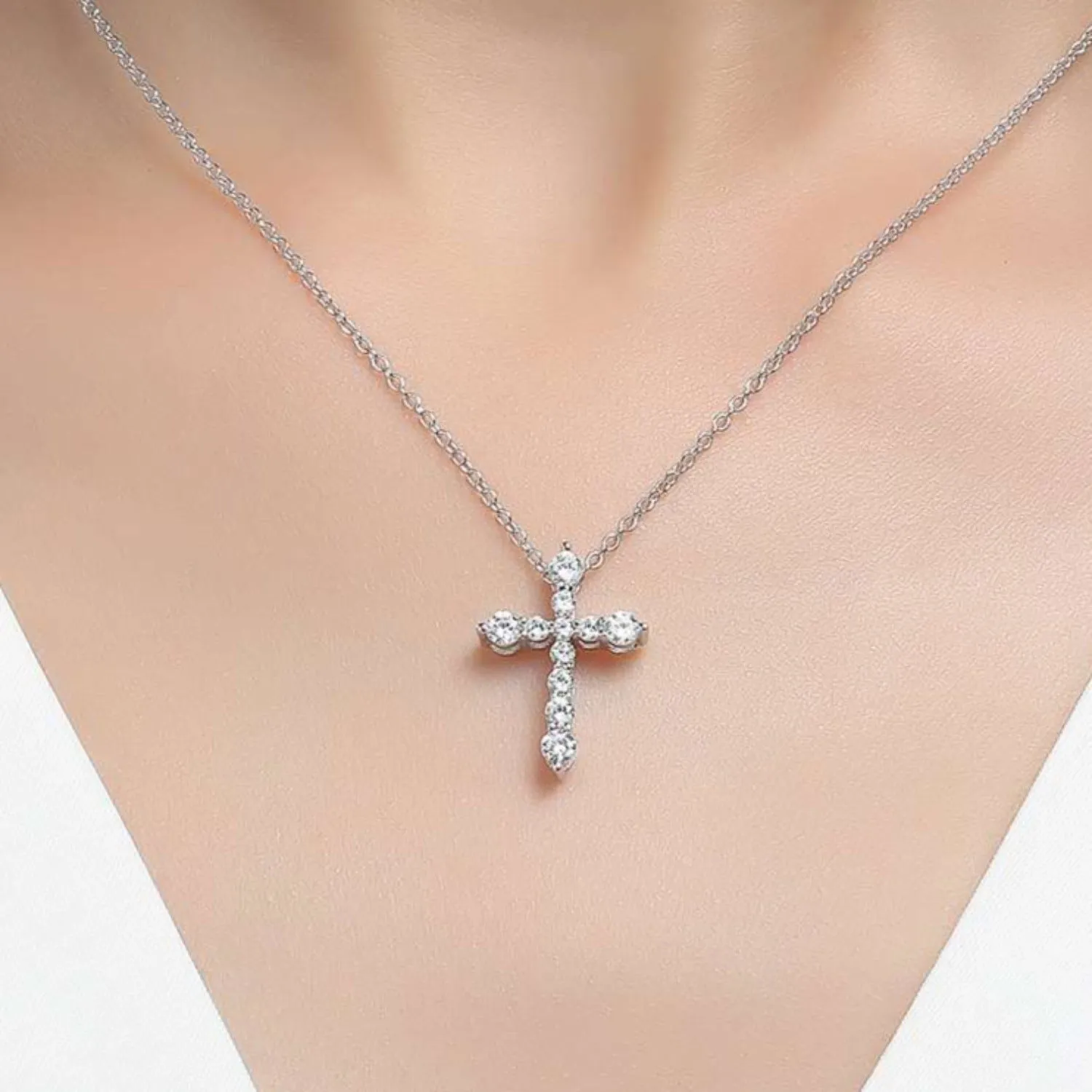 Lafonn Simulated Diamond Cross Pendant