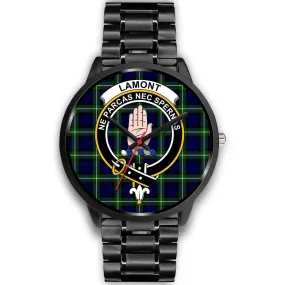 Lamont Modern Clan Badge Tartan Black Watch