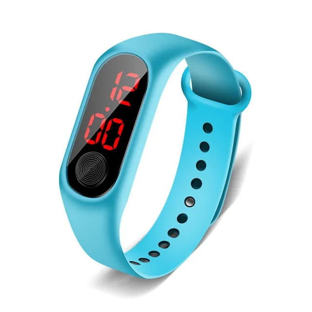 Led Outdoor Sport Digital Waterproof Clock For Boys Girls