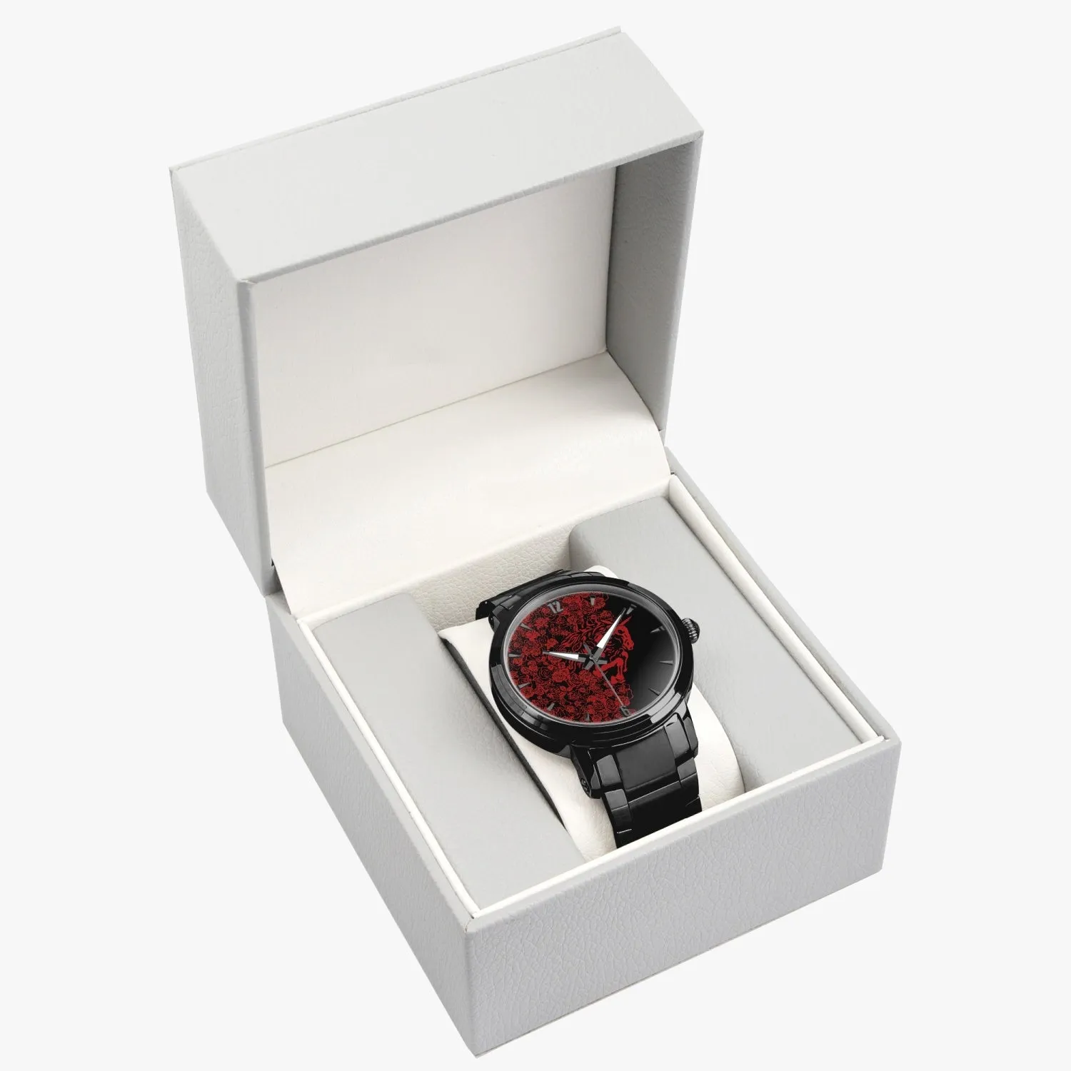 Lee EXCELLENT Stainless Steel Strap Automatic Watch [Mens] - Red Roses