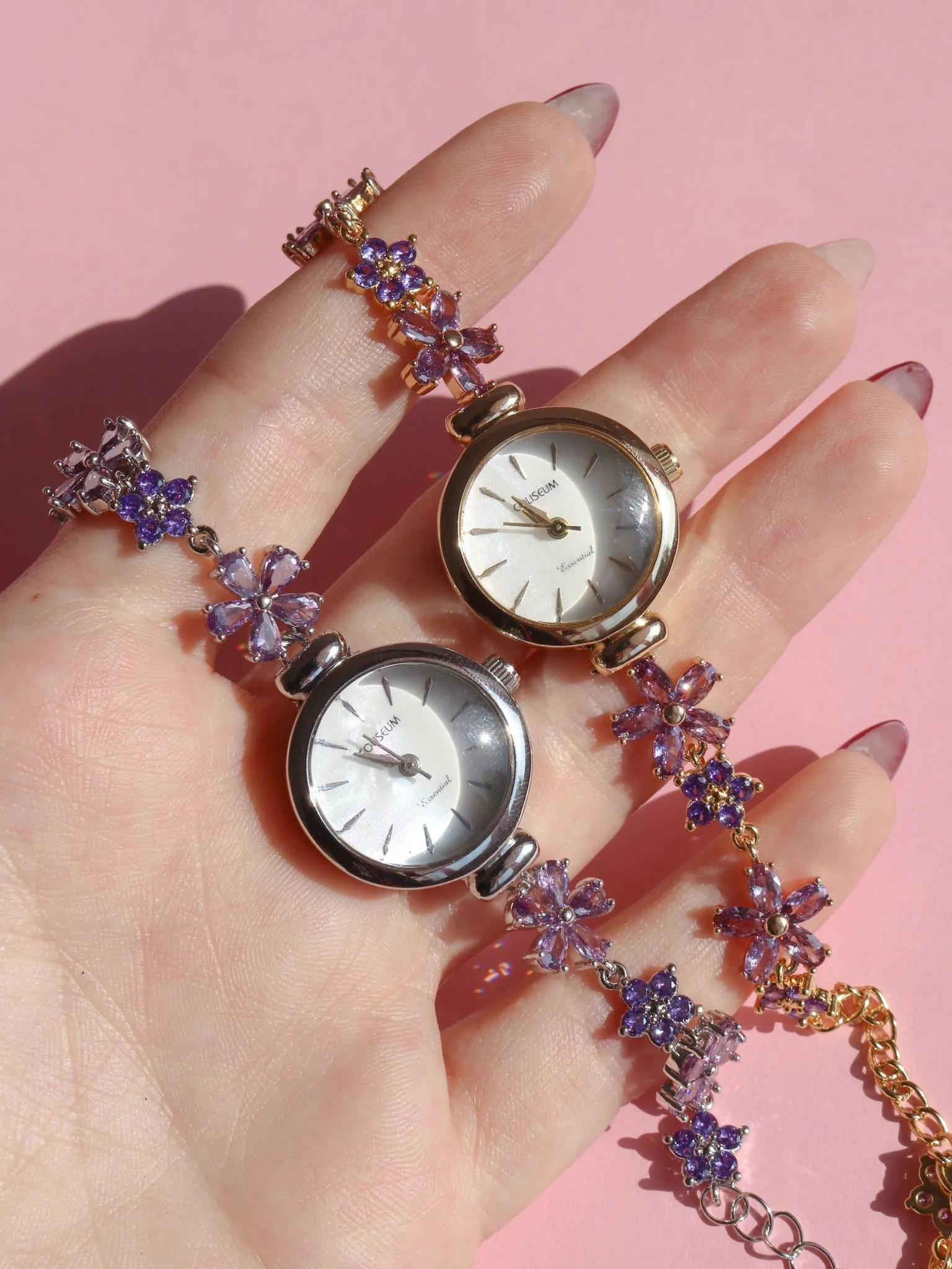 Lilac Flowers Watch