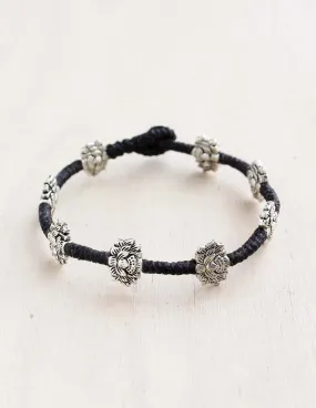 Lotus Flower Alloy Bracelet