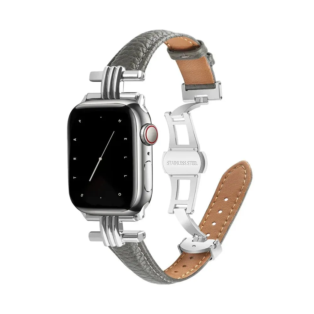 Luna Luxe Genuine Leather Apple Watch Band for Women