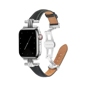 Luna Luxe Genuine Leather Apple Watch Band for Women