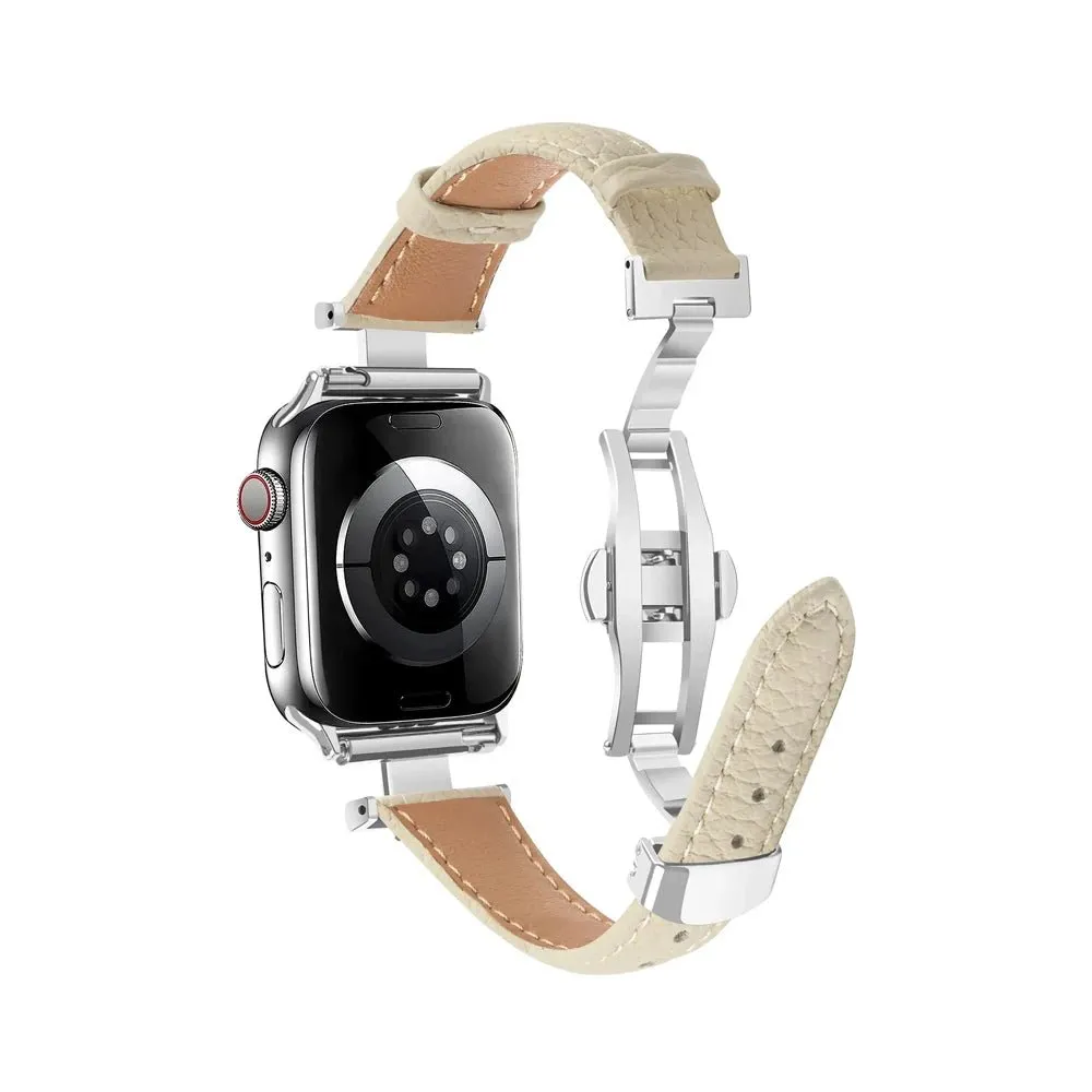 Luna Luxe Genuine Leather Apple Watch Band for Women