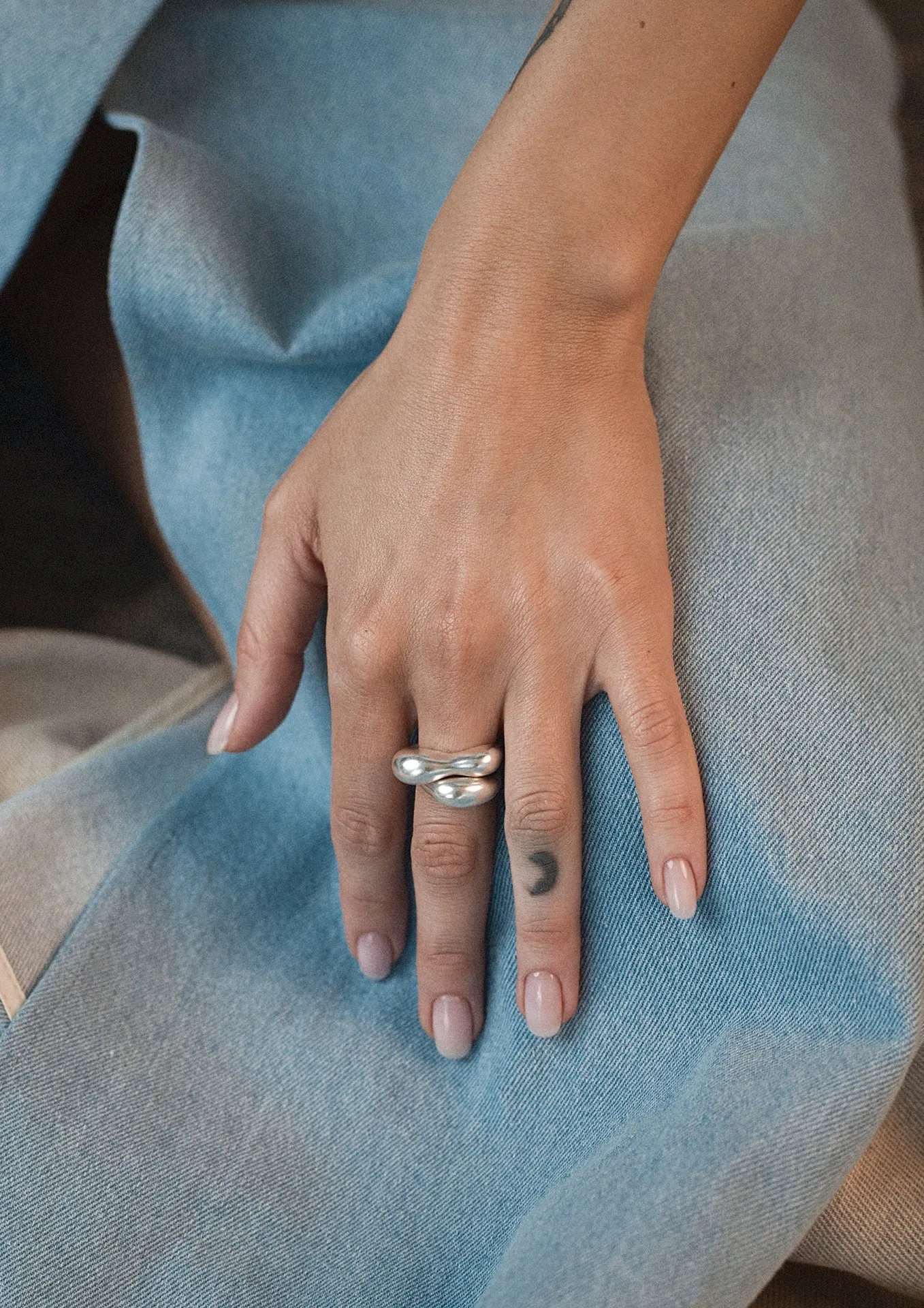 Mammatus Ring Silver