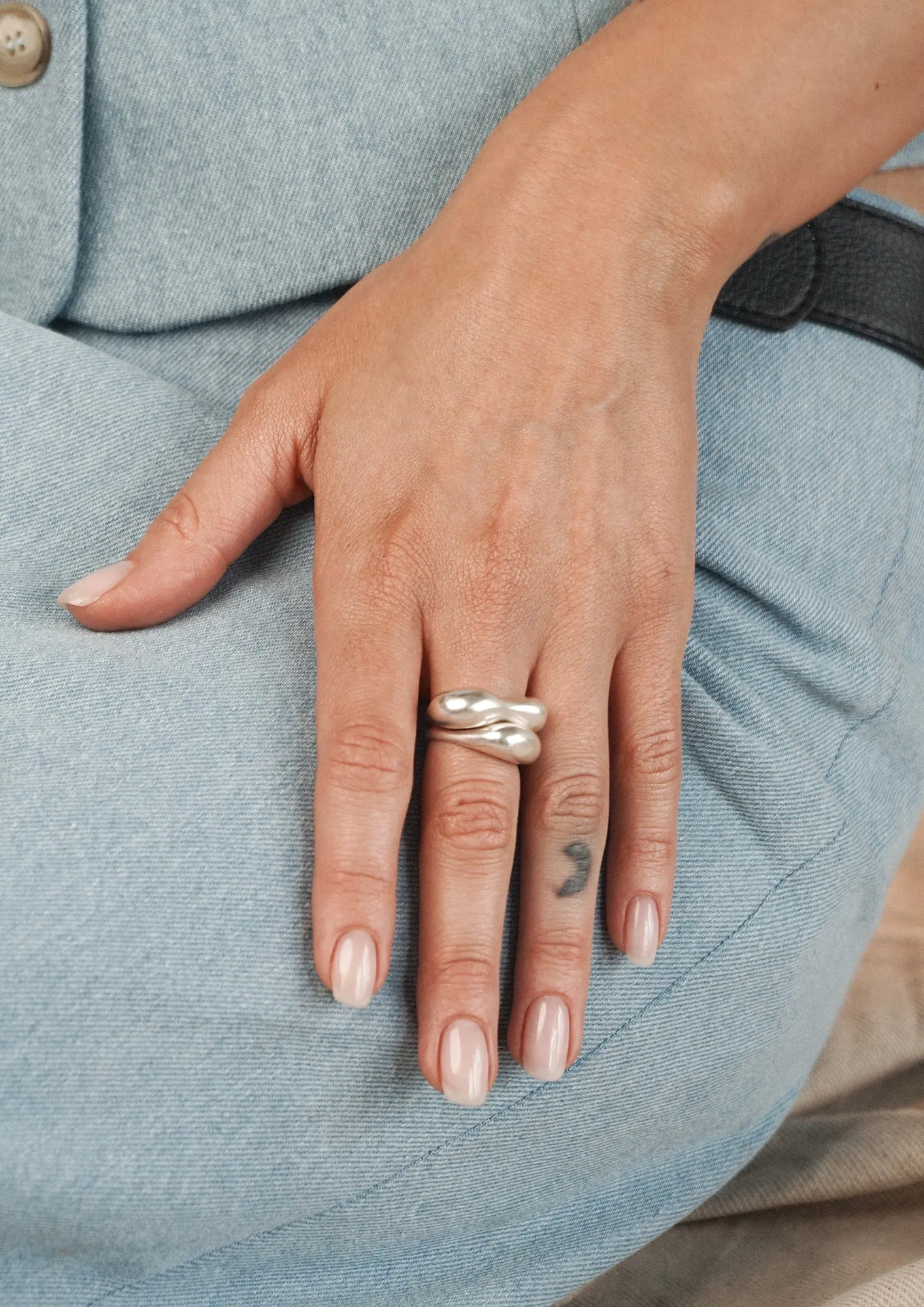 Mammatus Ring Silver