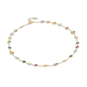 Marco Bicego Jaipur 18K Yellow Gold Multi Stone Necklace