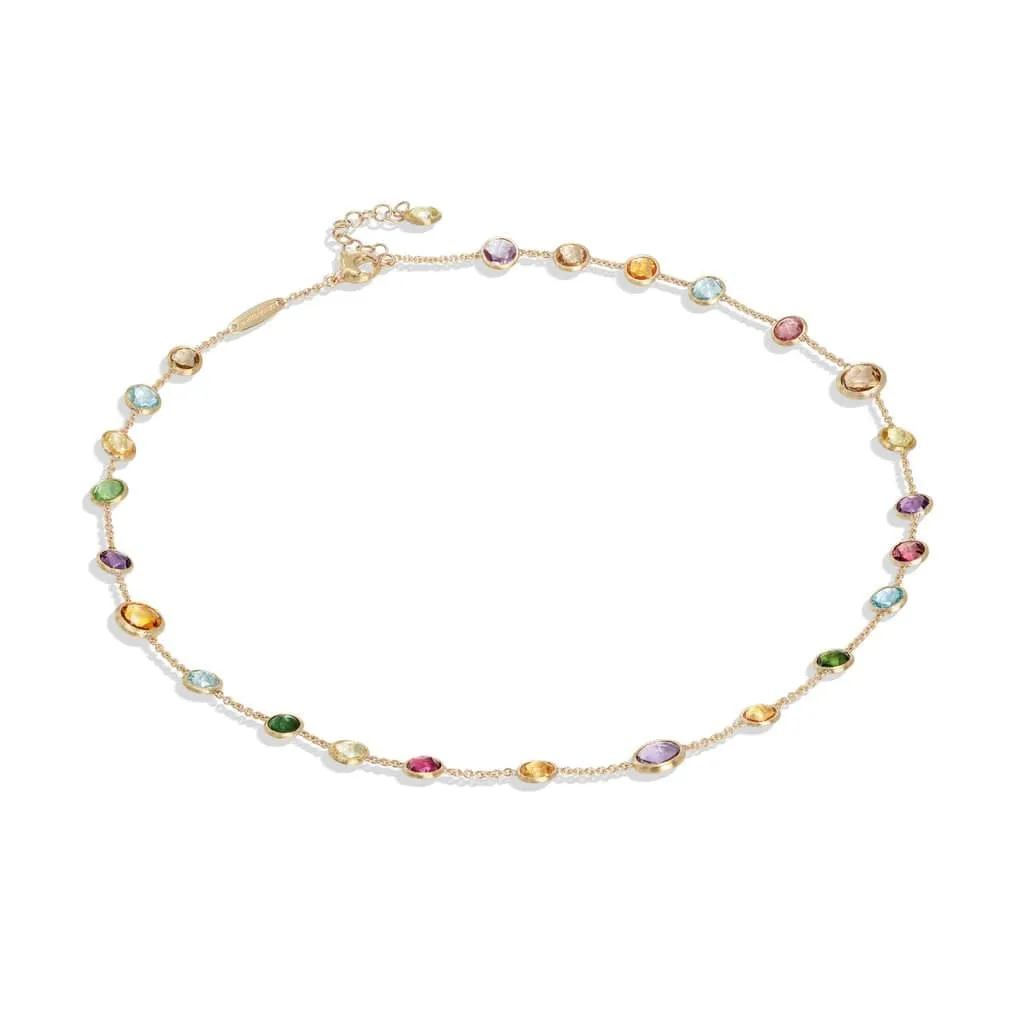 Marco Bicego Jaipur 18K Yellow Gold Multi Stone Necklace