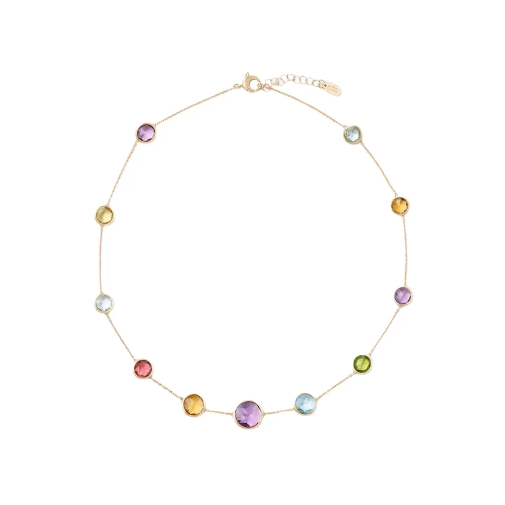 Marco Bicego® 'Jaipur' Yellow Gold Mixed Gemstone Necklace