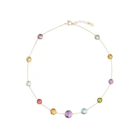 Marco Bicego® 'Jaipur' Yellow Gold Mixed Gemstone Necklace