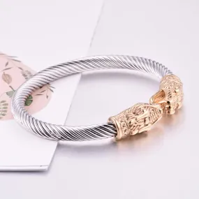 Men's Gold-Plated Faucet Bracelet