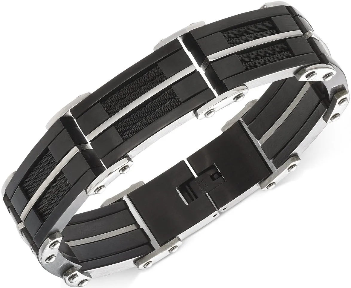 Men's Stainless Steel Large Link Bracelet