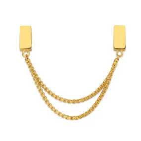 Mesh charm chain gold