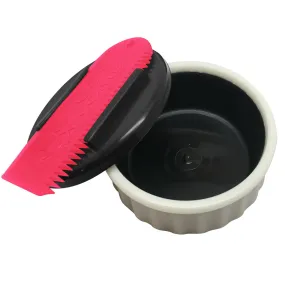 Mr. Zog's Sex Wax Storage Container & Wax Comb - Bone/Red