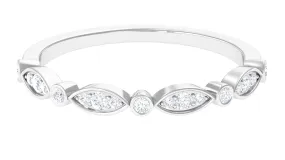 Natural Diamond Half Eternity Anniversary Ring