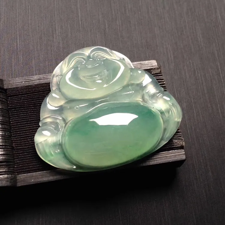 Natural Jade Pendant Jadeite Buddha Pendant PT537