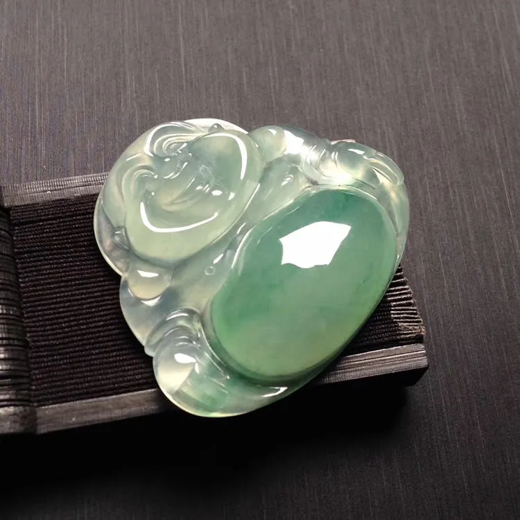 Natural Jade Pendant Jadeite Buddha Pendant PT537