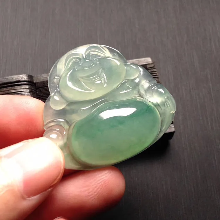 Natural Jade Pendant Jadeite Buddha Pendant PT537