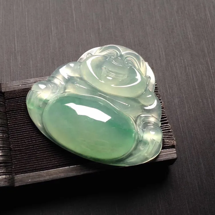 Natural Jade Pendant Jadeite Buddha Pendant PT537