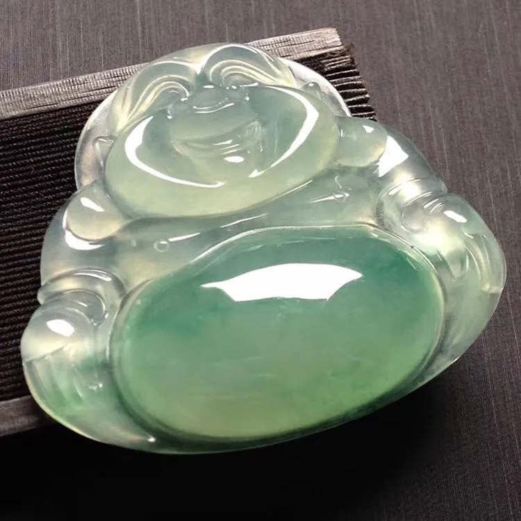 Natural Jade Pendant Jadeite Buddha Pendant PT537