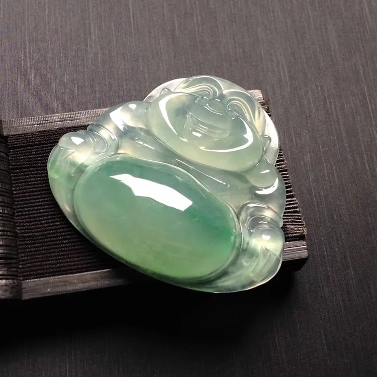 Natural Jade Pendant Jadeite Buddha Pendant PT537