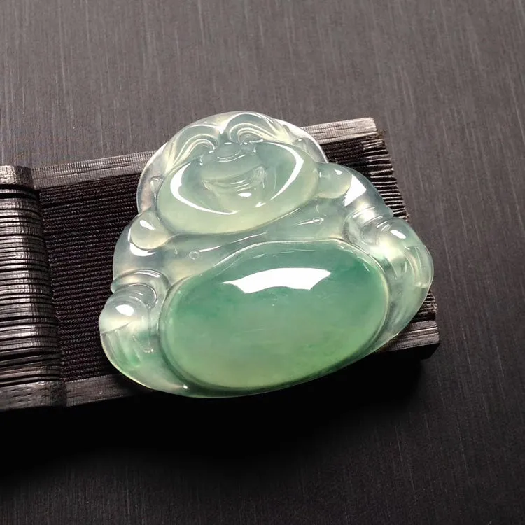 Natural Jade Pendant Jadeite Buddha Pendant PT537