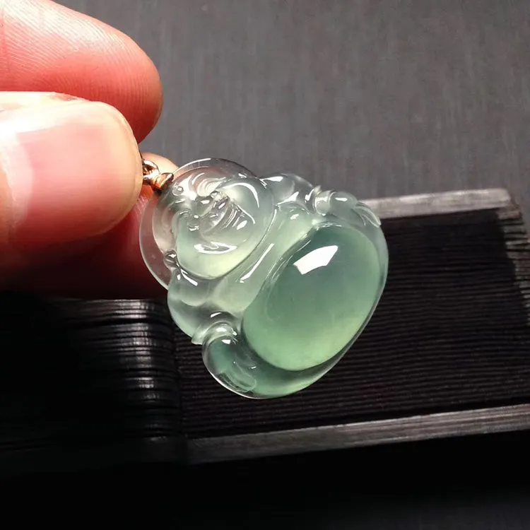 Natural Jade Pendant Jadeite Buddha Pendant PT538