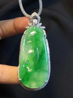 Natural Jade Pendant Jadeite Pendant NPT006