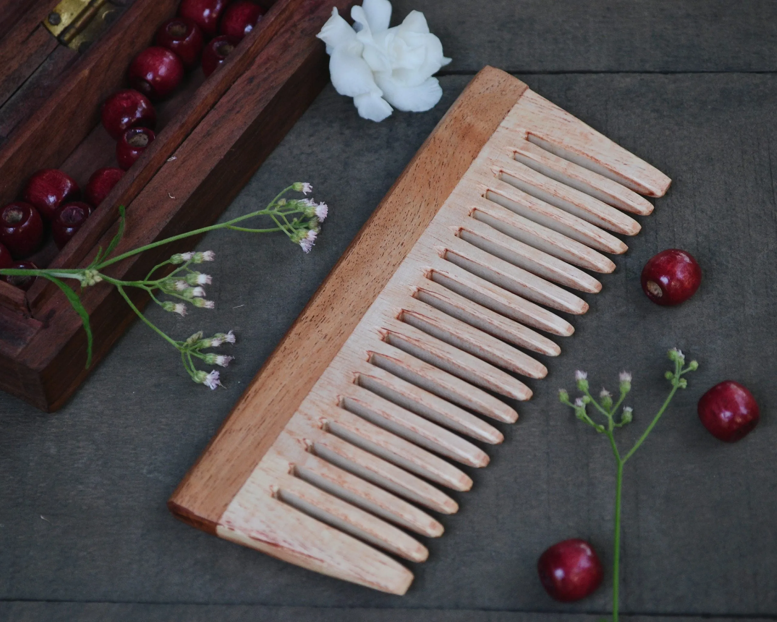 Neem Comb - Pack of 2 (Small and Big)