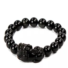 Obsidian Pixiu Couple Bracelet For Men And Women